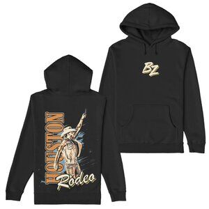 Bailey Zimmerman BZ Rodeo Black Pullover Hoodie Unisex - NWOT